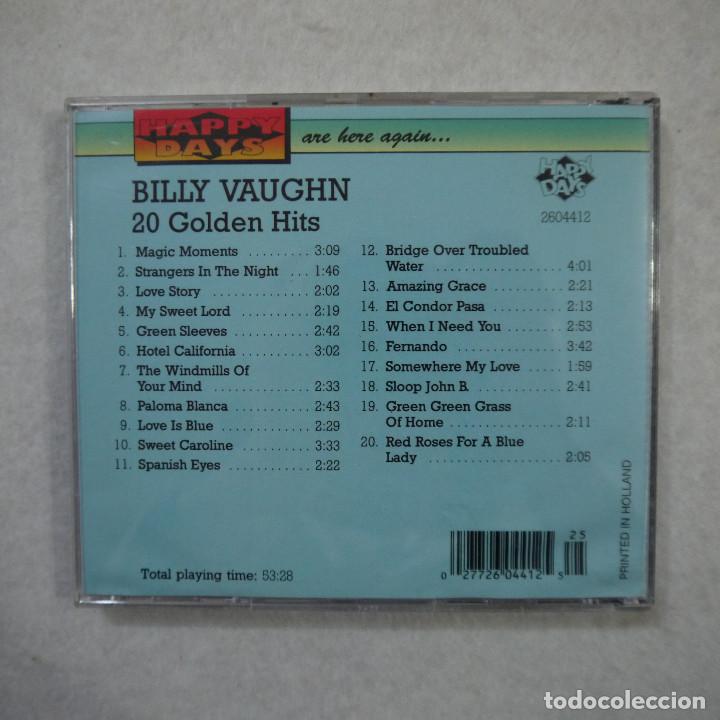 CDs de m&uacute;sica: BILLY VAUGHN - 20 GOLDEN HITS - CD - Foto 3