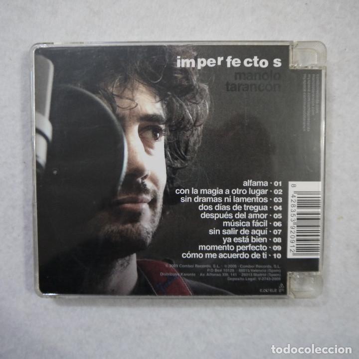 CDs de m&uacute;sica: MANOLO TARANC&Oacute;N - IMPERFECTOS - CD 2009 - Foto 3