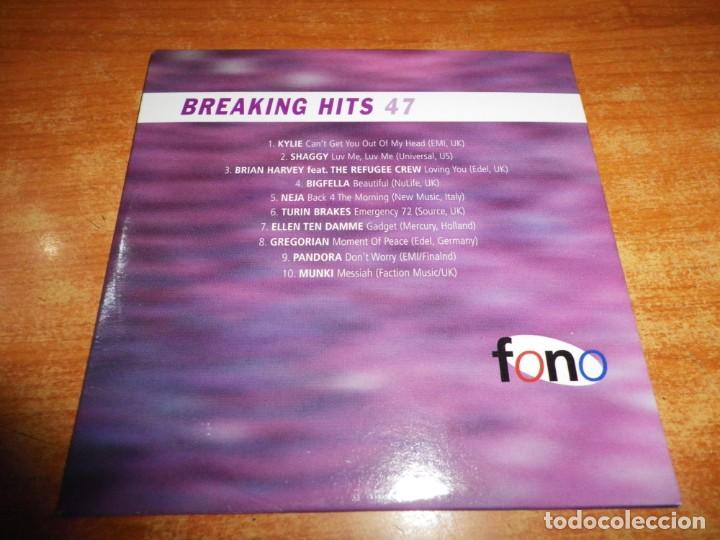 CD di Musica: BREAKING HITS 47 CD ALBUM PROMO CARTON 2001 FONO KYLIE MINOGUE SHAGGY NEJA PANDORA MUNKI 10 TEMAS