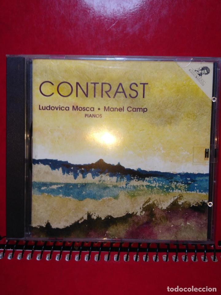 CDs de M&uacute;sica: CD LUDOVICA MOSCA & MANEL CAMP : CONTRAST  (FUSI&Oacute; DE BARROC I JAZZ )