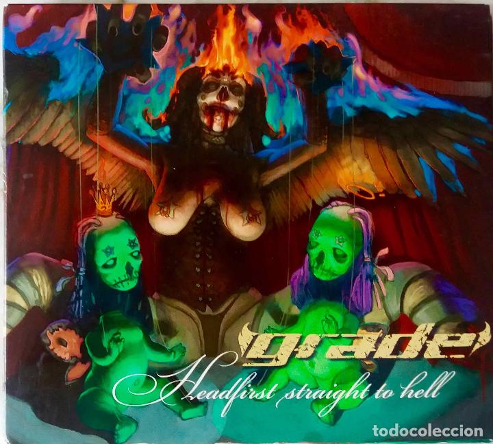 CDs de m&uacute;sica: GRADE, HEADFIRST STRAIGHT TO HELL. CD DIGIPACK - Foto 1