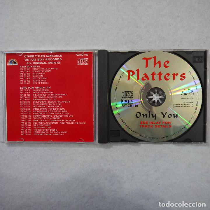CDs de m&uacute;sica: THE PLATTERS - ONLY YOU - CD 1994 - Foto 2