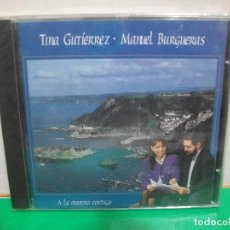 CDs de Música: TINA GUTIERREZ MANUEL BURGUERAS A LA MARINA CONTIGO CD ALBUM ASTURIAS PRECINTADO¡¡ PEPETO. Lote 152828122