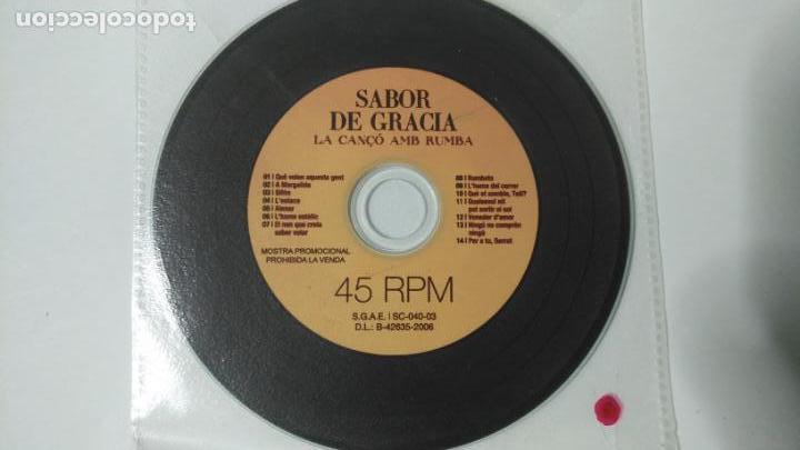 CDs de m&uacute;sica: CD SINGLE promo sabor de gracia 2006 - Foto 1