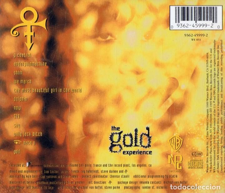 CDs de m&uacute;sica: PRINCE THE GOLD EXPERIENCE - Foto 2