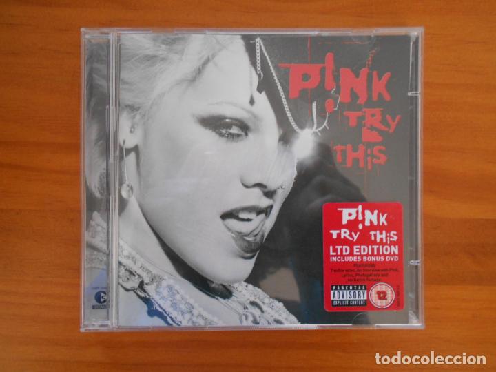 CDs de m&uacute;sica: CD + DVD PINK - TRY THIS - LIMITED EDITION (181) - Foto 1