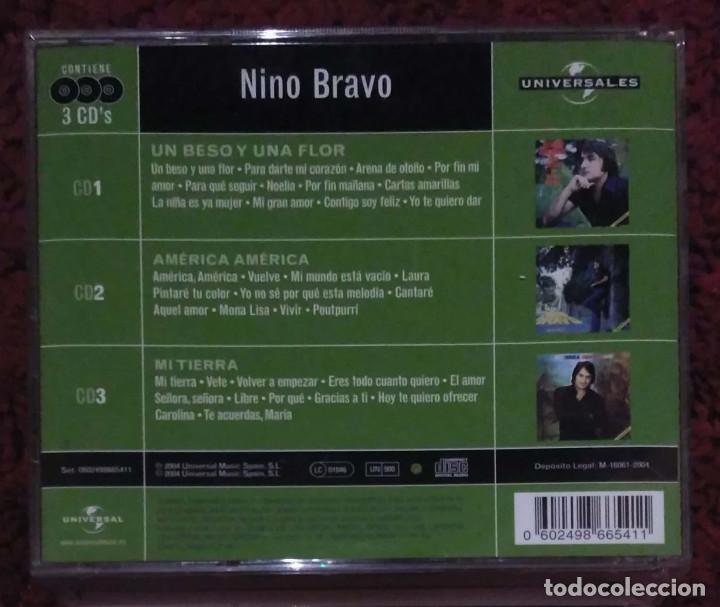 CDs de m&uacute;sica: NINO BRAVO - UNIVERSAL.ES - 3 CDs 2004 - Foto 2