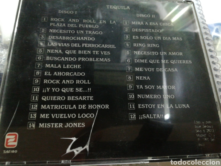 CDs de m&uacute;sica: Tequila doble cd 1990 con todos sus exitos - Foto 2
