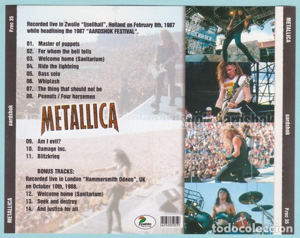 CDs de m&uacute;sica: Metallica &lrm;&ndash; Aardshok - Foto 2