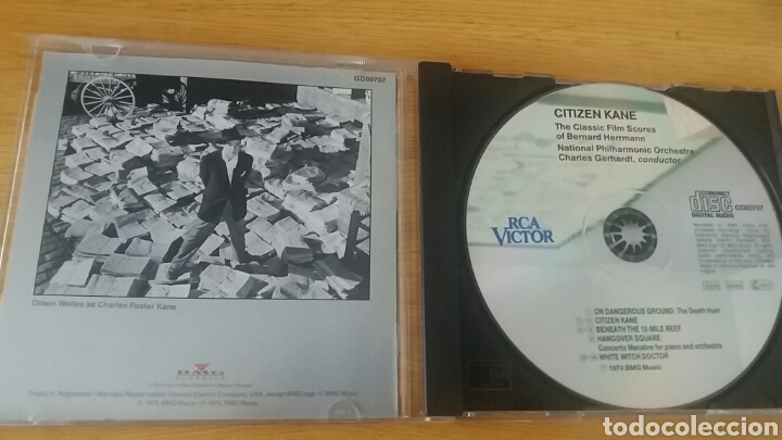 CDs de m&uacute;sica: Citizen Kane. BSO. RCA Victor - Foto 3