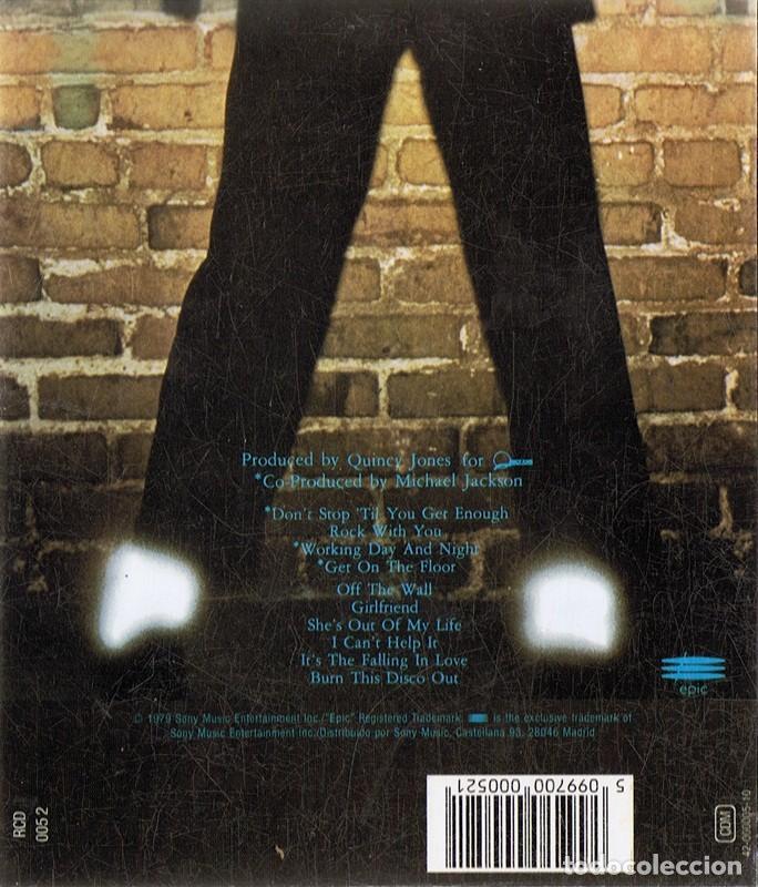 CDs de m&uacute;sica: MICHAEL JACKSON OFF THE WALL - Foto 2