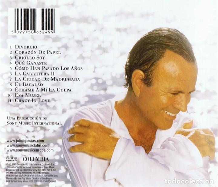 CDs de m&uacute;sica: JULIO IGLESIAS DIVORCIO (CD) - Foto 2