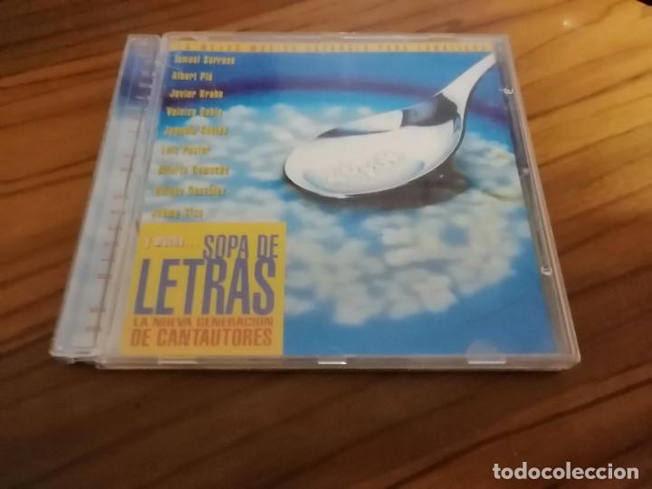 Musik-CDs: SOPA DE LETRAS. LA MEJOR M&Uacute;SICA ESPA&Ntilde;OLA PARA LUN&Aacute;TICOS. CD EN BUEN ESTADO CON 12 TEMAS.