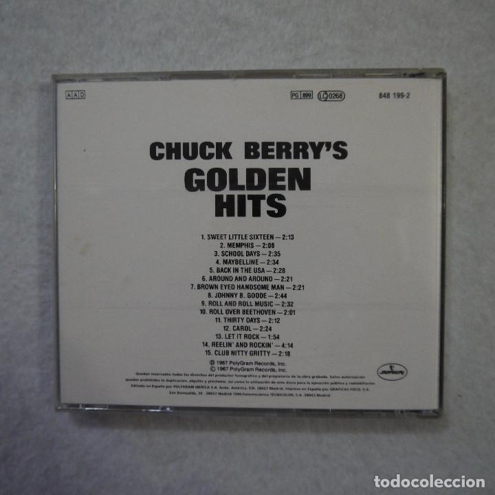 CDs de m&uacute;sica: CHUCK BERRYS - GOLDEN HITS - CD - Foto 3