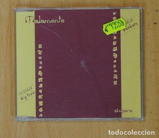 CDs de m&uacute;sica: MALAMENTE - ZINGARA - CD - Foto 1