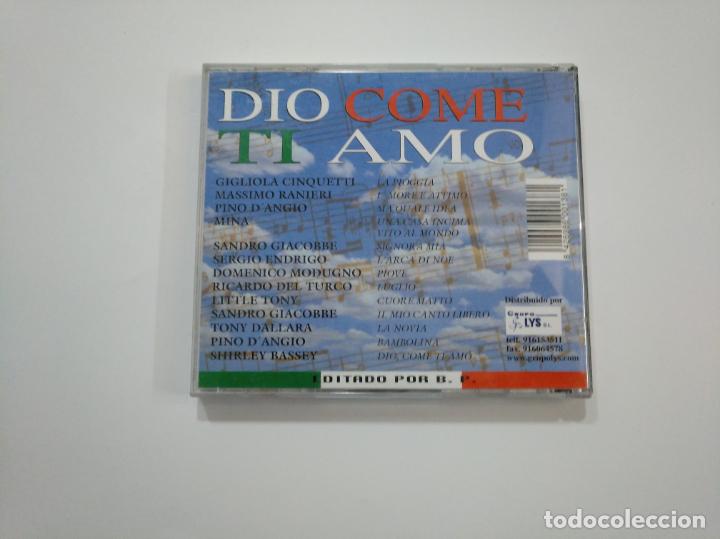 CDs de m&uacute;sica: DIO COME TI AMO. VERSIONES ORIGINALES. CD. TDKCD19 - Foto 3