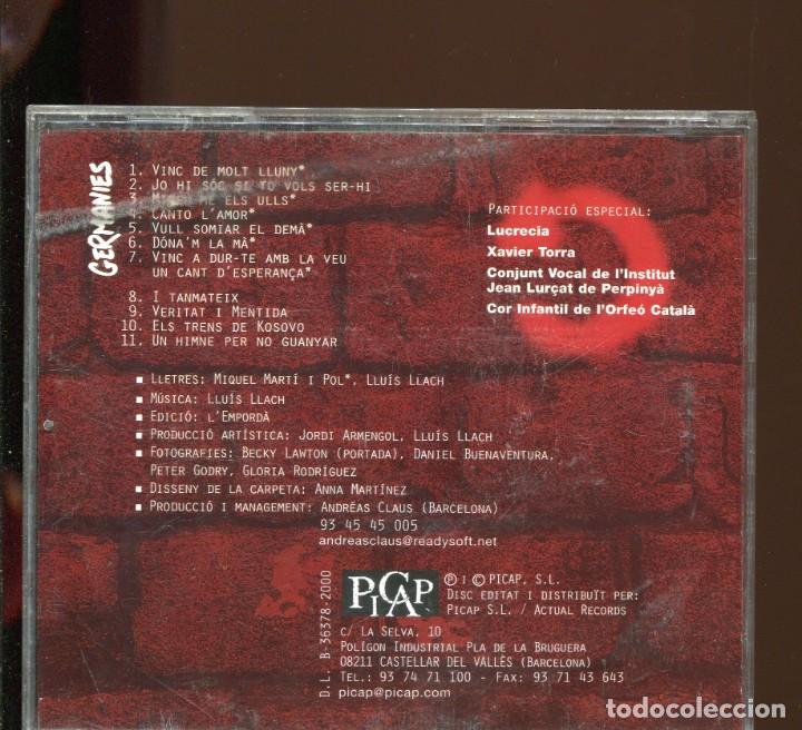 CDs de m&uacute;sica: Lluis llach. temps de revoltes. cd - Foto 2