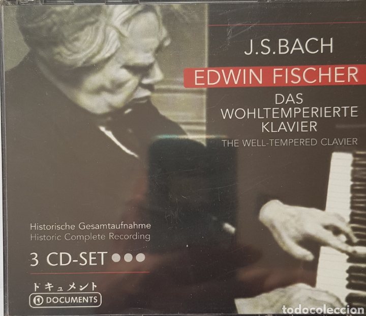 CDs de m&uacute;sica: J.S. BACH EDWIN FISCHER 3 CDS. - Foto 1