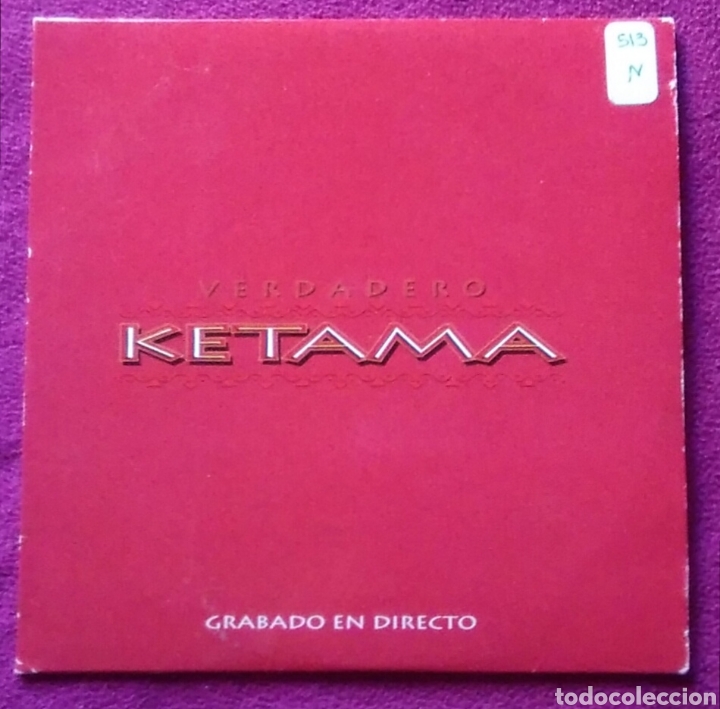 CDs de m&uacute;sica: CD ketama verdadero single a&ntilde;o 1995 - Foto 2