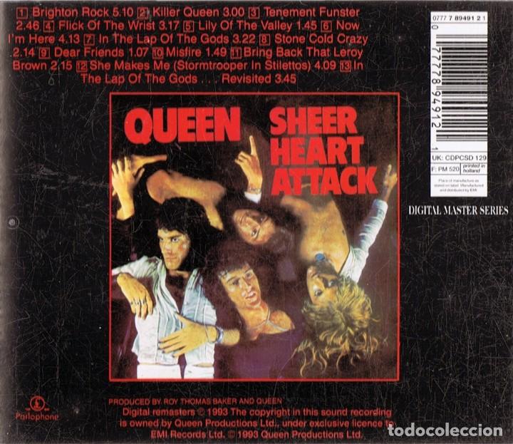 CDs de m&uacute;sica: QUEEN SHEER HEART ATTACK  (CD) - Foto 2