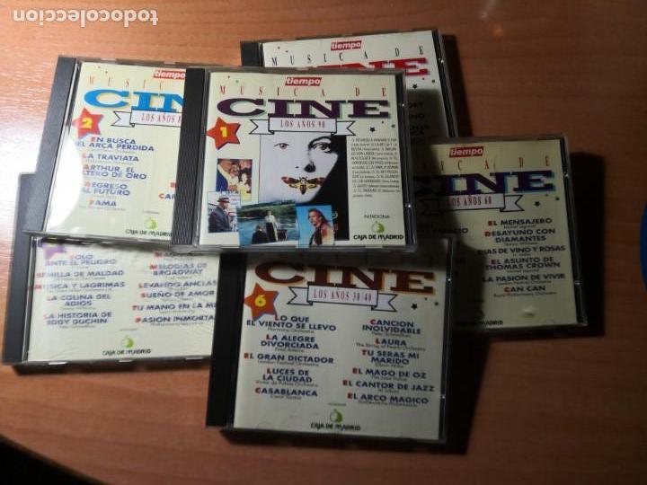 CDs de m&uacute;sica: MUSICA DE CINE  6 cds - Foto 1