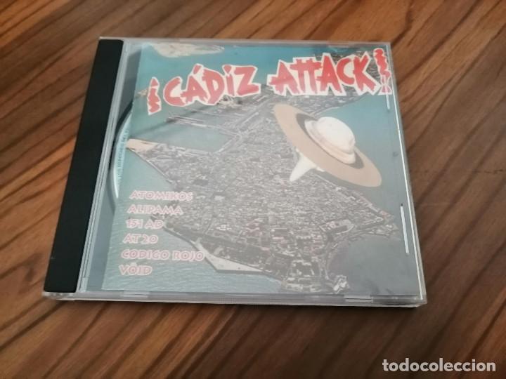CDs de M&uacute;sica: CADIZ ATTACK!. CD VARIAS BANDAS DE CADIZ. BUEN ESTADO. RARO