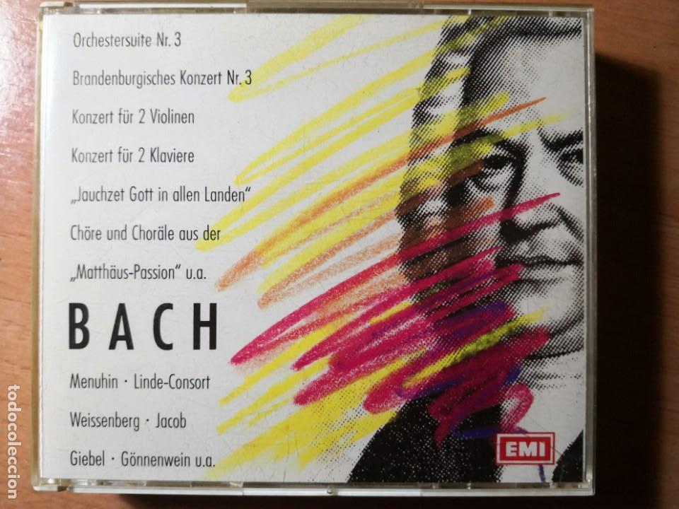 CDs de m&uacute;sica: BACH 3 cds EMI Lo mejor - Foto 1