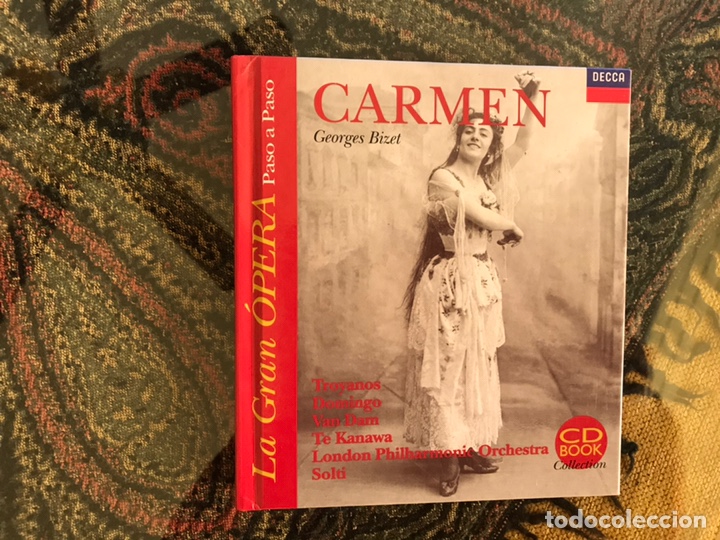 CDs de m&uacute;sica: Carmen. Gran &oacute;pera. Paso.a paso. CD Book. Como nuevo - Foto 1