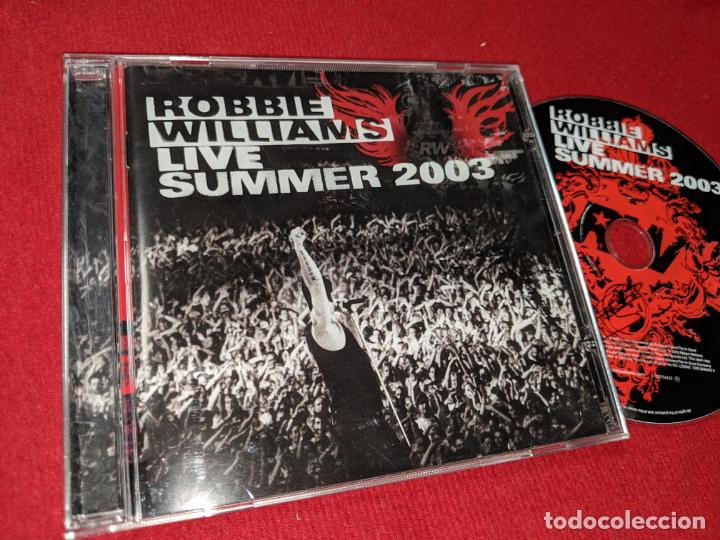 CDs de m&uacute;sica: ROBBIE WILLIAMS LIVE SUMMER 2003 CD 2003 EU - Foto 1
