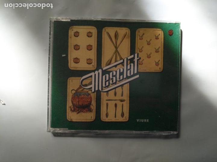 CDs de m&uacute;sica: cd single precintado - mesclat - viure - Foto 1