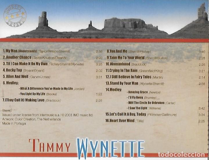 CDs de m&uacute;sica: TAMMY WYNETTE. CD - Foto 2