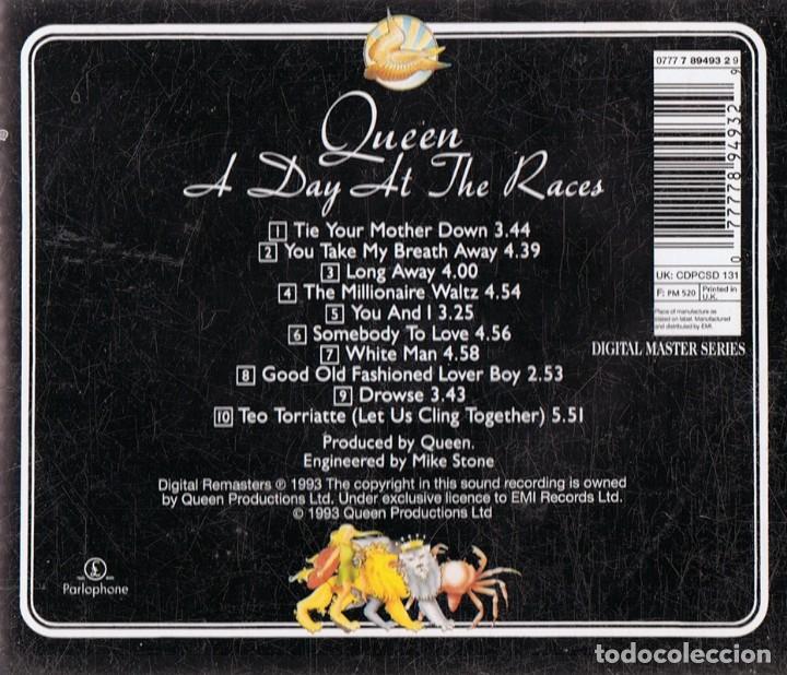 CDs de m&uacute;sica: QUEEN &uml;A DAY AT THE RACES&uml;  (CD) - Foto 2