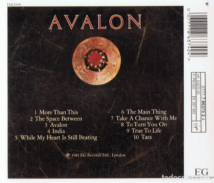CDs de m&uacute;sica: ROXY MUSIC &uml;AVALON&uml; (CD) - Foto 2