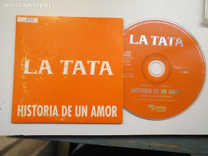 CDs de m&uacute;sica: cd SINGLE LA TATA , HISTORIA DE UN AMOR - Foto 1