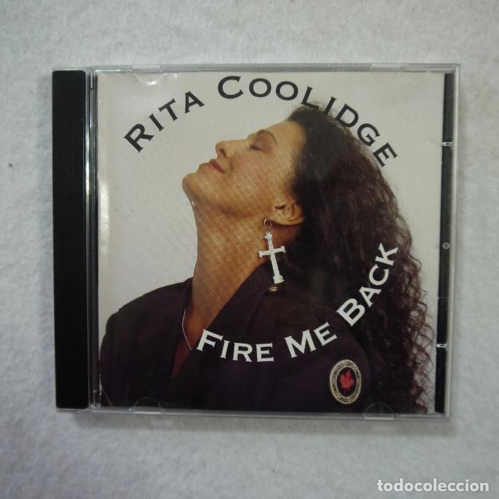CDs de m&uacute;sica: RITA COOLIDGE - FIRE ME BACK - CD 1990 - Foto 1