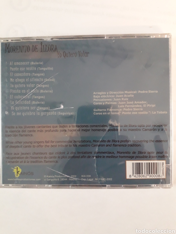 CDs de m&uacute;sica: Morenito de Illora. Yo Quiero Volar. - Foto 2