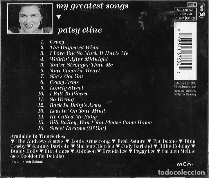 CDs de m&uacute;sica: PATSY CLINE. MY GREATEST SONGS. CD - Foto 2