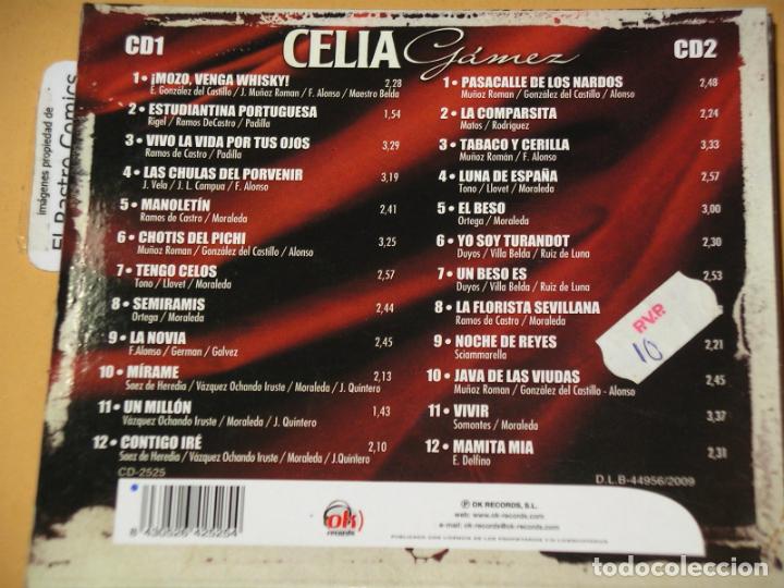 CDs de m&uacute;sica: Celia G&aacute;mez, doble, 2 CD - Foto 2