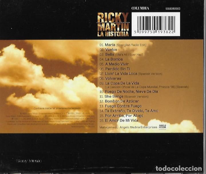 CDs de m&uacute;sica: RICKY MARTIN. LA HISTORIA. CD - Foto 2