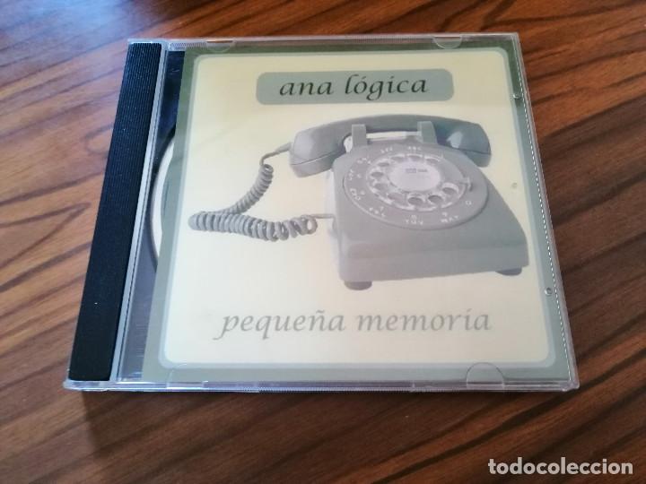 CDs de M&uacute;sica: ANA L&Oacute;GICA. PEQUE&Ntilde;A MEMORIA. CD MAQUETA EN BUEN ESTADO CON 5 TEMAS.RARO