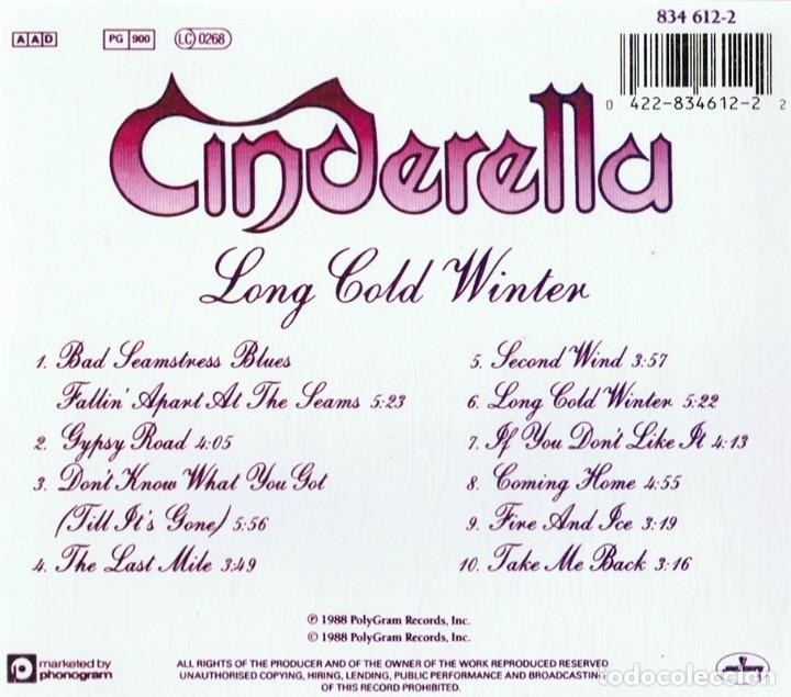 CDs de m&uacute;sica: CINDERELLA LONG COLD WINTER (CD) - Foto 2