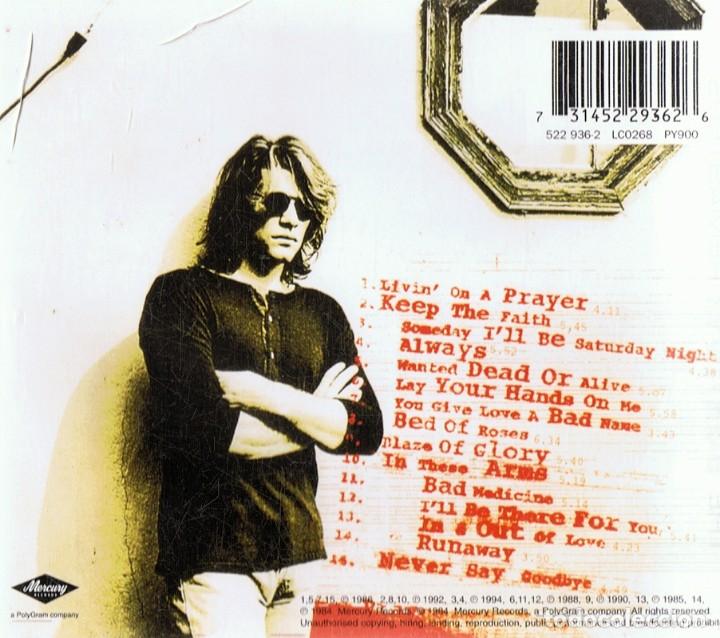 CDs de m&uacute;sica: BON JOVI CROSSROAD (CD) - Foto 2