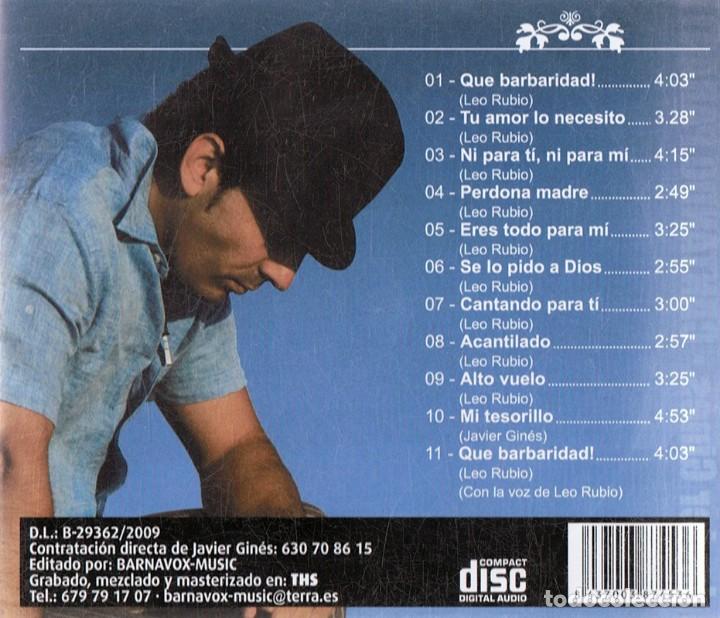 CDs de Música: JAVIER GINÉS CANTANDO PARA TI (CD) - Foto 2 - 155563758