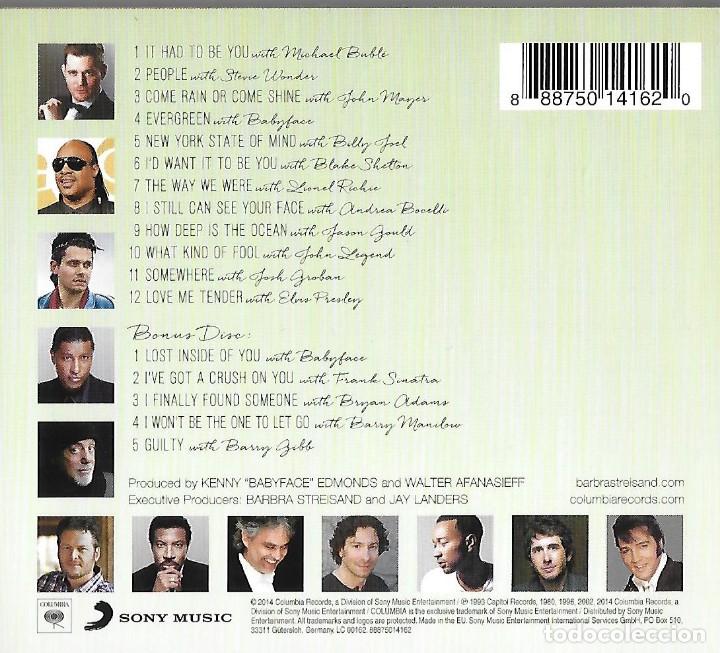 CDs de m&uacute;sica: BARBRA STREISAND. PARTNERS. 2 CD&acute;S - Foto 2