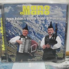 CDs de Música: PEPIN ROBLES Y VICENTE PRADO ( EL PRAVIANU ) MANO A MANO ASTURIAS CD ALBUM COMO NUEVO¡¡ PEPETO