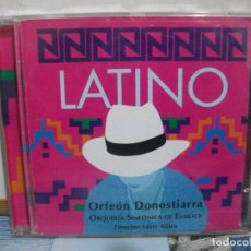 CDs de Música: ORFEON DONOSTIARRA CON LA ORQUESTA SINFONICA DE EUSKADI - LATINO - CD ALBUM NUEVO¡ PEPETO. Lote 155711158