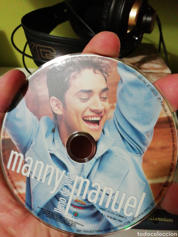 CDs de m&uacute;sica: MANNY MANUEL - Lleno de vida - CD - Foto 1
