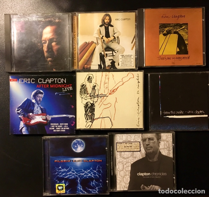 CDs de m&uacute;sica: Lote de 8 cd eric clapton - Foto 1