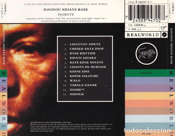 CDs de m&uacute;sica: Doudou Ndiaye Rose - Djabote - CD - Foto 2