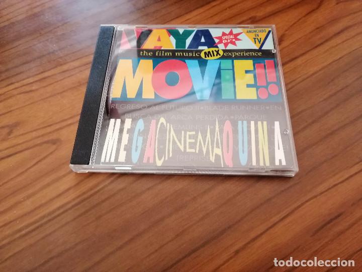 Music CDs: VAYA MOVIE. MEGACINEMAQUINA. CD MIX MUSICA CON 11 TEMAS. BUEN ESTADO. NOMBRE EN CAR&Aacute;TULA